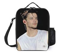 IZIWDORW Louis Tomlinson Boîte à lunch édition professionnelle avec poche pour documents, convient pour les réunions d'affaires