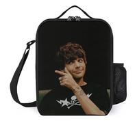 IZIWDORW Louis Tomlinson Boîtes à déjeuner pour le travail avec poche de poche de glace, sac de préparation des repas à isolation thermique pour adultes, essentiel au bureau et à l'école