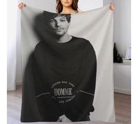 IZIWDORW Louis Tomlinson Couverture chaude en flanelle pour soirées cinéma, maison, voyage, toucher doux, ne perd pas ses poils, confort anti-bouloches