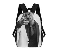IZIWDORW Michele Morrone Sac à dos pour un usage quotidien, sacoche légère et imperméable, sac de grande capacité pour voyage et travail