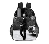 IZIWDORW Michele Morrone Sac à dos tendance en PVC transparent imperméable pour l'école