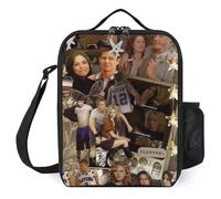 IZIWDORW Nathan Scott Boîte à déjeuner écologique légère et pliable avec bandoulière réglable