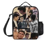 IZIWDORW Nathan Scott Boîtes à déjeuner pour adultes et enfants, boîte à déjeuner isotherme avec plusieurs poches, sac isotherme léger pour l'école et le bureau