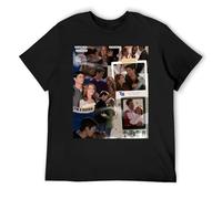 IZIWDORW Nathan Scott T-shirt d'entraînement à séchage rapide à manches courtes anti-humidité pour un entraînement intense, Noir , S