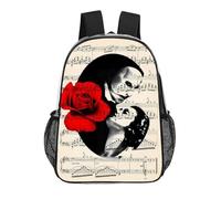 IZIWDORW The Phantom of the Opera Sac à dos de compétition en PVC transparent étanche Sac à dos d'école pour garçons filles enfants