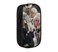 IZIWDORW Tom Malfoy Trousse à crayons en feutre pour matériel de photographie - Tissu Oxford de protection pour objectifs, cartes SD, stylos