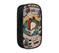 IZIWDORW Trousse vintage Hip Hop avec options de couleurs vives - Fermeture éclair lisse et tissu léger pour enfants, adolescents, adultes