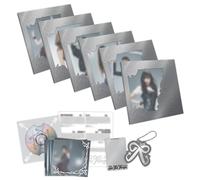 izna - SET THE TEMPO 3rd Mini Album (POSTCARD Ver. / Random) Keyring + Package Cover + CD-R + Board + Frame Card + Lyrics Poster + Photocard Official K-POP Sealed Album