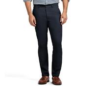 Izod American Chino Flat Front Straight Fit Pant Pantalon décontracté, Bleu Marine, 30W / 32L Homme
