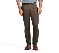 IZOD Pantalon chino américain pour homme à coupe droite ,devant plat, vert olive, 42W x 32L