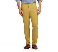 Izod American Chino Flat Front Straight Fit Pant Pantalon décontracté, Kaki, 34W / 32L Homme