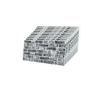 Izodekor - Lot de 10 panneaux muraux 3D en polystyrène imitation pierre - Pour cuisine, salle de bains, balcon, chambre à coucher, salon, mur arrière de cuisine et terrasse - Vielle ville
