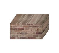 Izodekor - Lot de 10 panneaux muraux 3D en polystyrène imitation pierre - Pour cuisine, salle de bains, chambre à coucher, salon, mur arrière de cuisine et terrasse - Style ferme