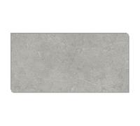 IZODEKOR - Panneau mural SPC aspect béton/pierre naturelle, gris, 60 x 120 cm, 1 pièce, résistant à l'eau, résistant aux rayures, protection contre les éclaboussures, revêtement mural en PVC pour