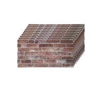 IZODEKOR Revêtement mural, en polystyrène, aspect pierre, 100 x 50 x 2 cm, panneau mural effet 3D, pour cuisine et salon, utilisable à l'intérieur et à l'extérieur, 10 pièces