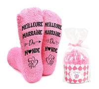 iZoeL Cadeau Femme Chaussettes Saint Valentin pour Petite Amie, Épouse, Fille - Chocolate Fantaisie Gâteau Chaussette Si Tu Vois Ça, Apporte Moi - pour Maman, Soeur, Meilleure Amie