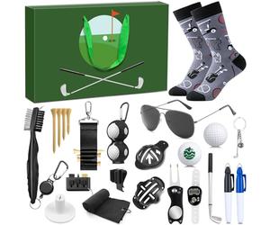 iZoeL Calendrier de l'Avent 2025 Enfant Balle de Golf Calendrier de l'Avent Adulte Debutants en Golf, Cadeaux Noel pour 5 6 7 8 9 10 Ans Garçon Fille ou Homme Femme Grand-père Grand-mère Papa Maman