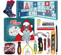 iZoeL Calendrier de l'Avent 2025 Homme Calendrier de l'Avent Homme Outils, Cadeaux Noel - Outil Multifonction pour Papa Grand-Père Petit Ami Neveu Oncle