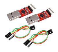 IZOKEE CP2102 Module USB vers TTL 5PIN Serial Converter Adapter Module Downloader pour UART STC 3.3V et 5V avec câbles Jumper