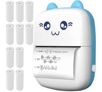 Izoxis - Mini imprimante de Poche Noir et Blanc Imprimante Photo pour Smartphone Bluetooth 22272