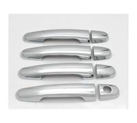 IZQLTWKR Couvercle Poignée Porte Extérieure Pour T&oyota Pour Aygo MK2 2015 2016 2017 2018 Accessoires Voiture Extérieur Poignée Porte Poignée Couverture Garniture Autocollant Style(Silver a)