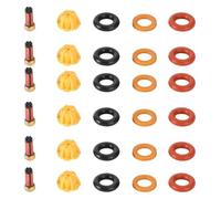 IZQLTWKR Injecteur Carburant Moteur pour B&MW pour M3/323is/325is/525i E36/E34/pour M50/S50 6 Ensemble Kit De Joint De Réparation D'injecteurs De Carburant Accessoires De Voiture
