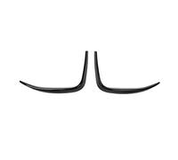 IZQLTWKR pour F&ord M&ustang Mach-E 2020-2022 Voiture Noir Brillant Pare-Chocs Avant Séparateur Becquets Canard Air Couteau Surround Garniture Aérations Capot Voiture