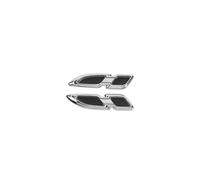 IZQLTWKR pour Ford Couvercle Universel de Garde-Boue d'aération de Flux d'air latéral de Voiture Aérations Capot Voiture(Chrome)