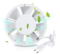 Izrielar Extracteur d'Air 150mm - Ventilateur de Gaine 320m³/h Pour Cuisine, WC, Garage, Serre - Évacuation des Fumées - Fiche EU