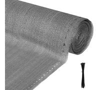 Izrielar Tissu d'ombrage en polyéthylène haute densité - 1,5 x 10 m - 150 g/m² - Clôture - Différentes dimensions (valeur d'ombrage : environ 90 %) - Protection solaire - Brise-vue - Brise-vue -