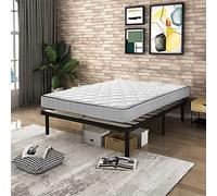 IZTOSS Ensemble (Matelas 140x190x16cm, Matelas + Sommier)