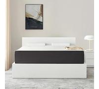 IZTOSS Luxe Matelas 140x190 - Épaisseur 26cm - Mousse à Mémoire de Forme - Confort Mi-Ferme - Développé & Produit en Europe (Matelas 140x190x26(Blanc+Gris))