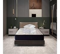 IZTOSS Luxe Matelas 90x190 avec Couette et Oreiller, Mousse A Mémoire - Multi-Densité - Ultra Doux et Confortable - Soutien Haute Resilience - Respirante - Ergonomique Hypoallergénique L-CD-7