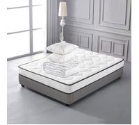 IZTOSS Luxe Pack Matelas Mémoire de Forme 140x190 1 Couette 240x220 2 Oreillers 60x60