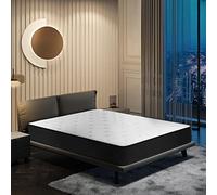 IZTOSS Matelas 140x190cm - Luxe Matelas de Lit d'Adulte et d'enfant - Épaisseur 20cm - Mousse à Mémoire de Forme - Noir - Moyenne Ferme - Queen