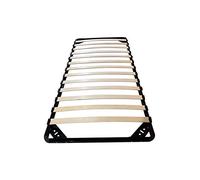 IZTOSS Sommier à Lattes 90x190CM - Sommier pour Cadres de Lit Places - Sommier Cadre Lattes en Bois renforcé sur Pieds Amovible (Sommier-90x190)