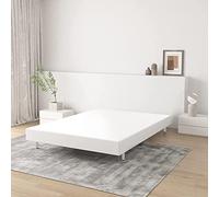 IZTOSS Sommier Tapissier 140x190cm Sommiers à Lattes avec 5 Pieds pour Adulte - Cadre de Lit 140x190 avec Sommier