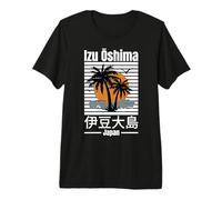 Izu Oshima Japan Travel Lover Japan Island T-Shirt Haut de Gamme