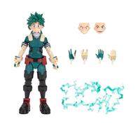 Izuku Midoriya de Total Anime - Figurine de 16,5 cm avec Visages interchangeables, Mains permutables et Effets d’énergie