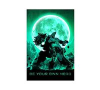 Izuku Midoriya Surnommé Deku The My Hero Academia Franchise Poster sur toile Décoration murale pour chambre à coucher Paysage sportif Décoration de bureau Cadeau sans cadre 30 x 45 cm