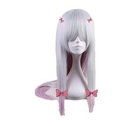 Izumi Sagiri Cosplay Wig EROMANGA SENSEI Play Wigs For Women Halloween Costume Synthetic Hair Perucas + Wig Cap +5 Pink Hairpins