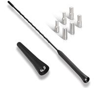 IZyufan 2 Pièces Antenne Voiture, Antenne Radio Voiture 6,5cm et 24cm, AM FM Mini Antenne d'autoradio Universelle pour Tous Les modèles de Voiture avec Adaptateur 4mm 5mm 6mm