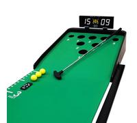 Izzo Golf Putter Clash Electronic Putting Game - Tableau de bord numérique et 4 modes de jeu, jeu de golf intérieur extérieur pour adultes, 3,4 m Putting Green Mat, cadeaux de golf pour hommes, putter