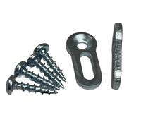 Izzy Lot de 2 rondelles de jupe, rondelle réglable, connecteur de table, connecteur avant de tiroir, tout le matériel inclus E.H.C.