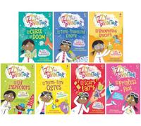 Izzy the Inventor Series By Zanna Davidson 7 Books Set (Izzy the Inventor: Unexpected Unicorn, Curse of Doom, Time Travelling Gnome, Teeny Tiny Ogres, Elf Inspectors, Scary Fairy & Princess Plot)