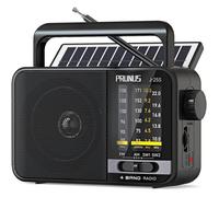 J-25 Poste Radio FM/AM, Radio Portable Rechargeable avec 1800mAh, Gros Boutons, Excellente Réception, TransistorRadio Secteur