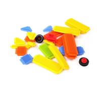 J.A.D.E - Blocs De Construction - Jeu de Construction - 056900-100 pièces - Plastique - Jouet Enfant - Briques Sensorielle - Motricité - Anniversaire - Bloc D'Assemblage - Cadeau - À Partir de 2 Ans