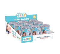 J.A.D.E - Pack de 9 Sets de 300 Perles - Loisir Créatif - 105720PA - Bois FSC - Activités Manuelles - Adultes - Enfants - Imagination - Cadeaux - Anniversaire - Écoresponsable - À Partir de 4 ans