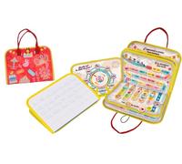 J.A.D.E - Pochette d'Activités sur Le Theme de la Fête Foraine - Montessori - 141524 - Jeu Educatif - Rouge - Tissus - Voyage - Sensoriel - Jeu pour Enfant -Design Français - À Partir de 3 Ans