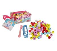 J.A.D.E - Trousse de 400 Perles - Loisir Créatif - 105722 - Bois FSC - Activités Manuelles - Set - Adultes - Enfants - Imagination - Cadeaux - Anniversaire - Écoresponsable - À Partir de 4 ans